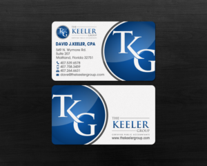 Visitenkarten-Design von chandrayaan.creative für The Keeler Group | Design: #15428905