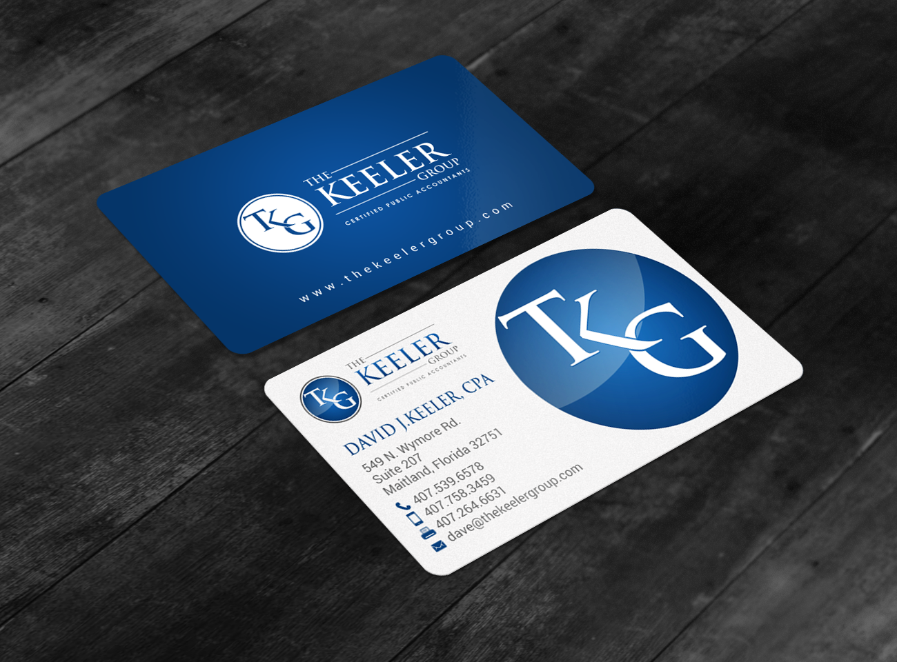 Design de Carte de Visite par chandrayaan.creative pour The Keeler Group | Design #15429225