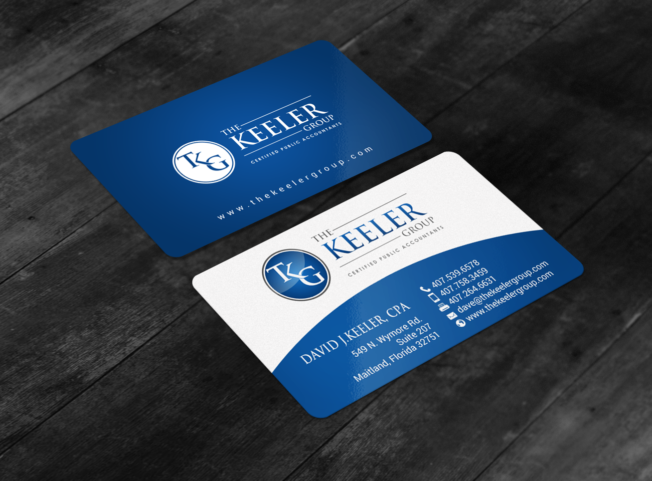 Design de Carte de Visite par chandrayaan.creative pour The Keeler Group | Design #15429510