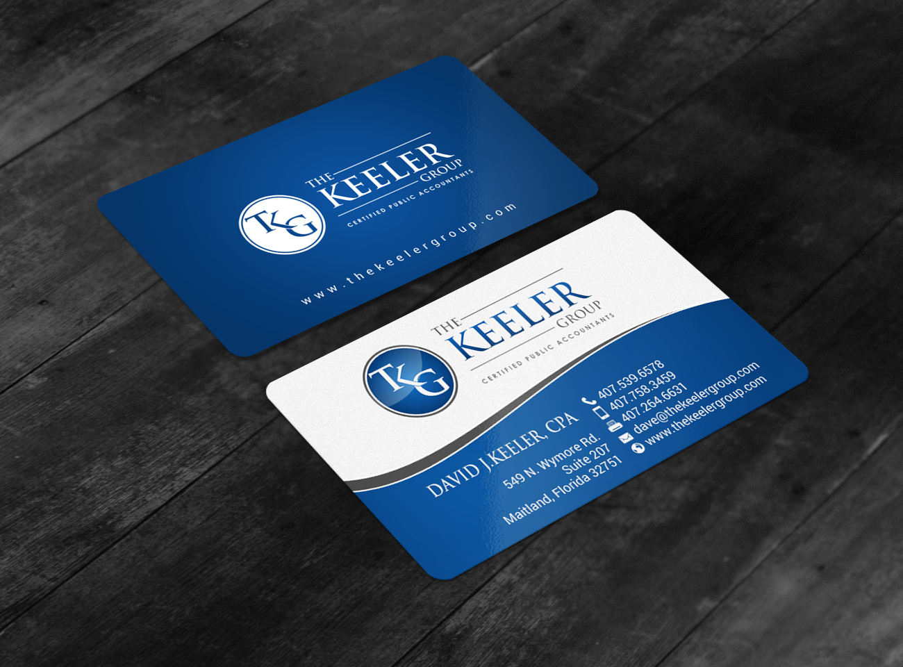 Business Card Design by chandrayaan.creative for The Keeler Group | Design #15429773