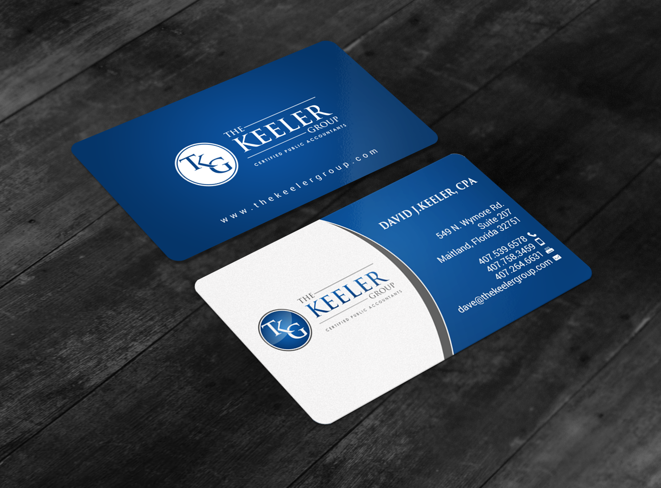 Design de Carte de Visite par chandrayaan.creative pour The Keeler Group | Design #15429774