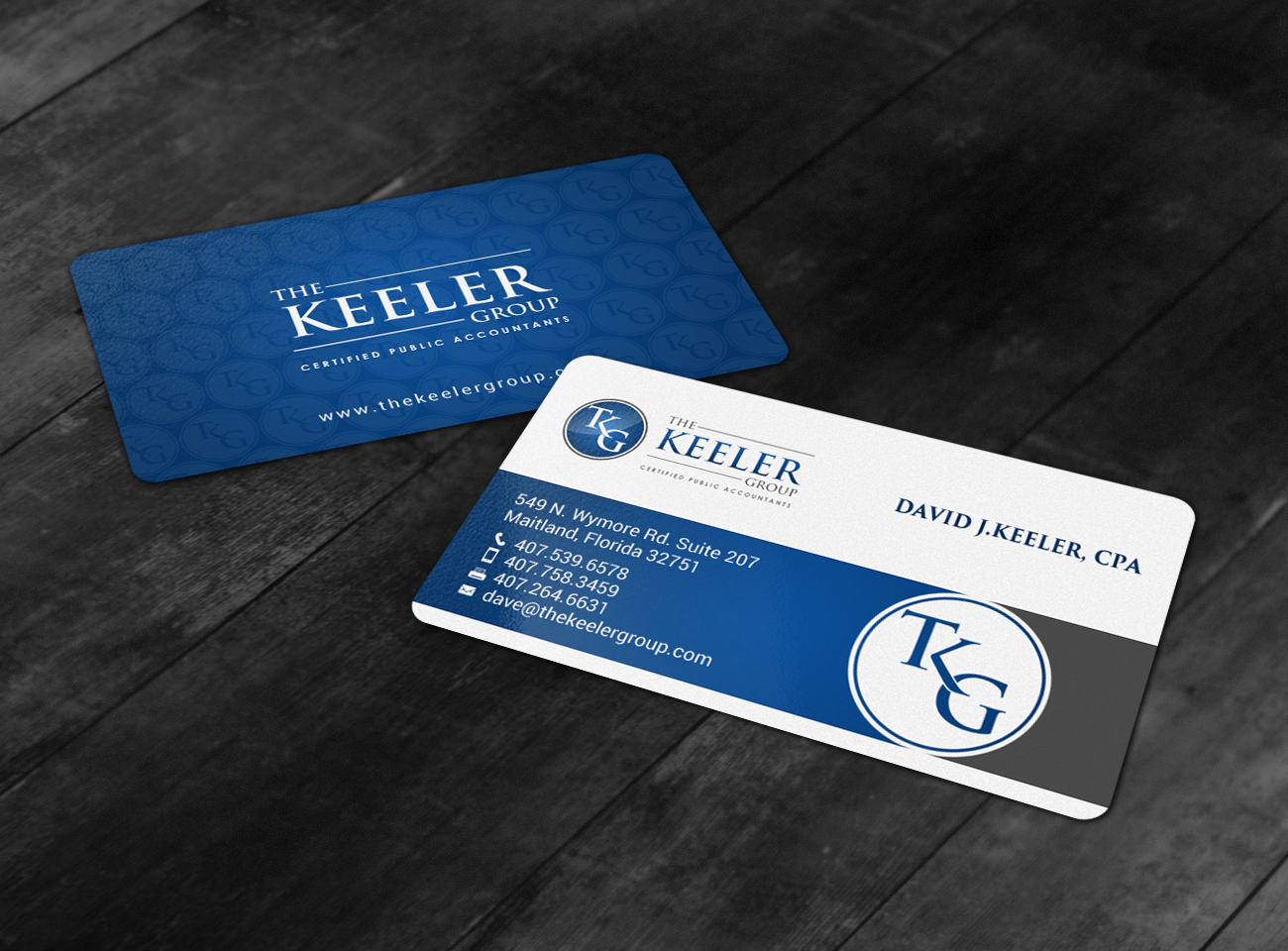 Business Card Design by chandrayaan.creative for The Keeler Group | Design #15448174