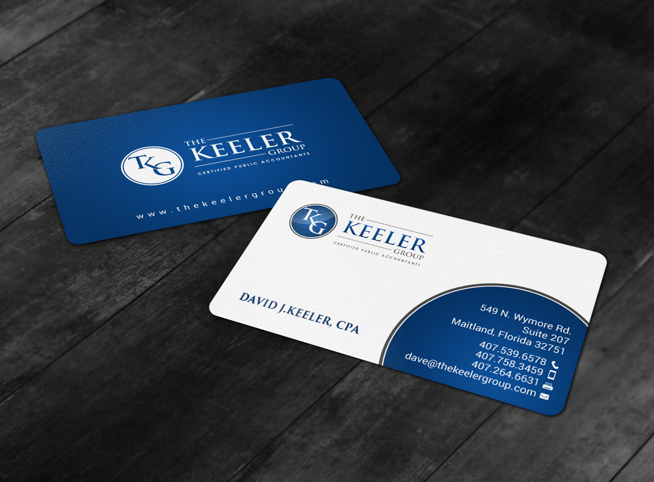 Business Card Design by chandrayaan.creative for The Keeler Group | Design #15448511