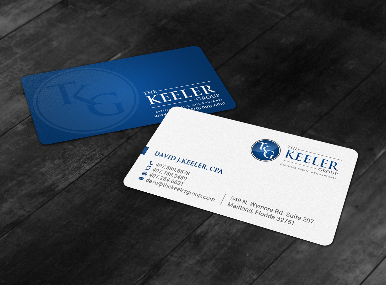 Business Card Design by chandrayaan.creative for The Keeler Group | Design #15448513