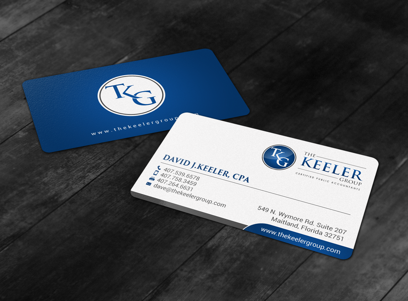 Design de Carte de Visite par chandrayaan.creative pour The Keeler Group | Design #15448544