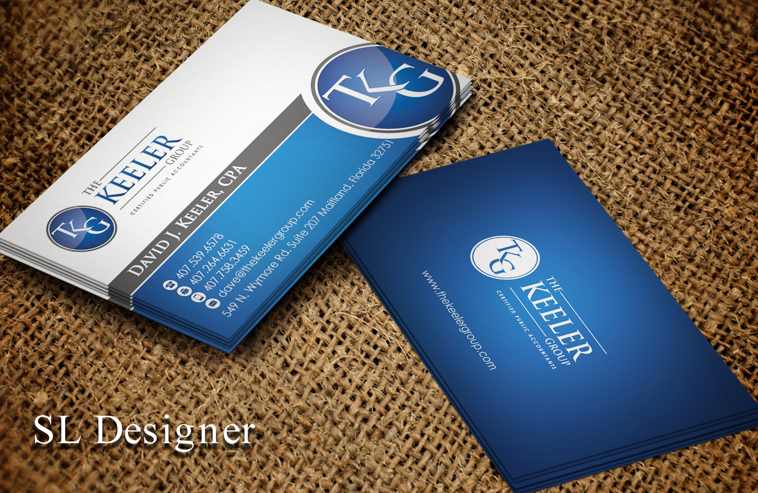 Business Card Design by SL Designer for The Keeler Group | Design #15415848