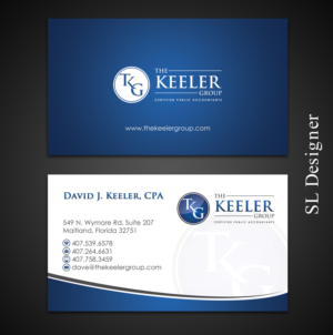 Design de Carte de Visite par SL Designer pour The Keeler Group | Design : #15415854