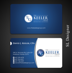 Design de Carte de Visite par SL Designer pour The Keeler Group | Design : #15415856