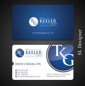 Visitenkarten-Design von SL Designer für The Keeler Group | Design: #15415923