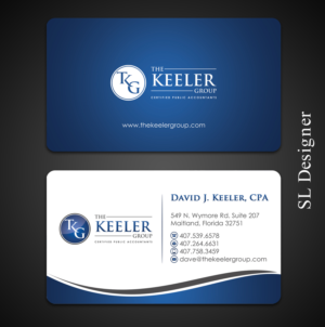 Design de Carte de Visite par SL Designer pour The Keeler Group | Design : #15415925