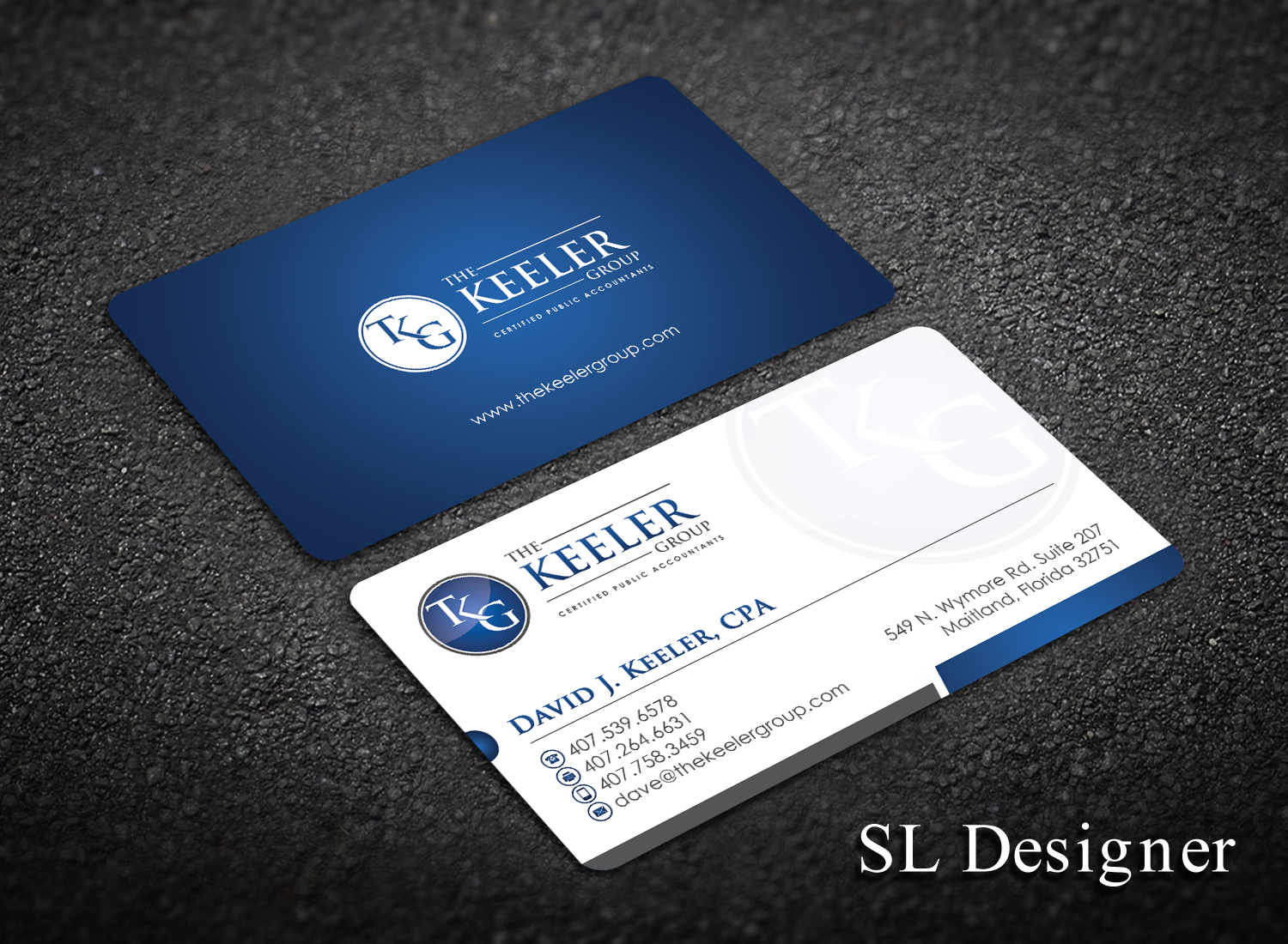 Design de Carte de Visite par SL Designer pour The Keeler Group | Design #15415933