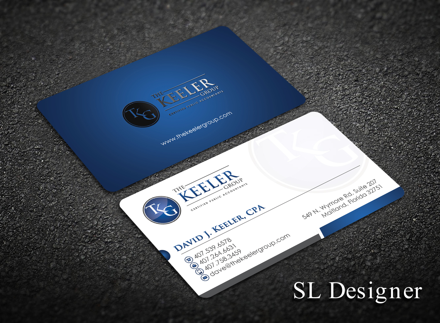 Design de Carte de Visite par SL Designer pour The Keeler Group | Design #15416106