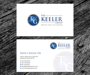 Business Card Design by SS_Designs for The Keeler Group | Design #15436656