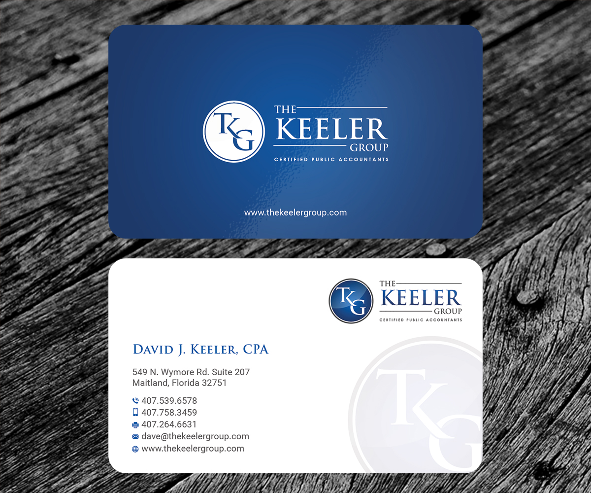 Business Card Design by SS_Designs for The Keeler Group | Design #15436658