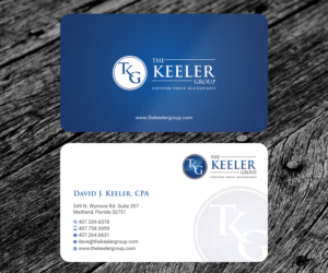 Diseño de Tarjeta de Presentación por SS_Designs para The Keeler Group | Diseño: #15436658