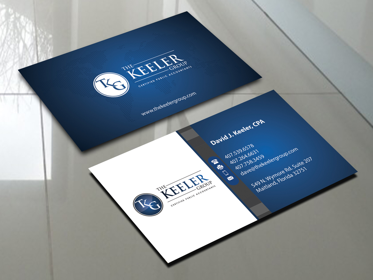 Business Card Design by alpesh9520 for The Keeler Group | Design #15424237