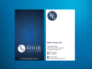Business Card Design by alpesh9520 for The Keeler Group | Design #15435218