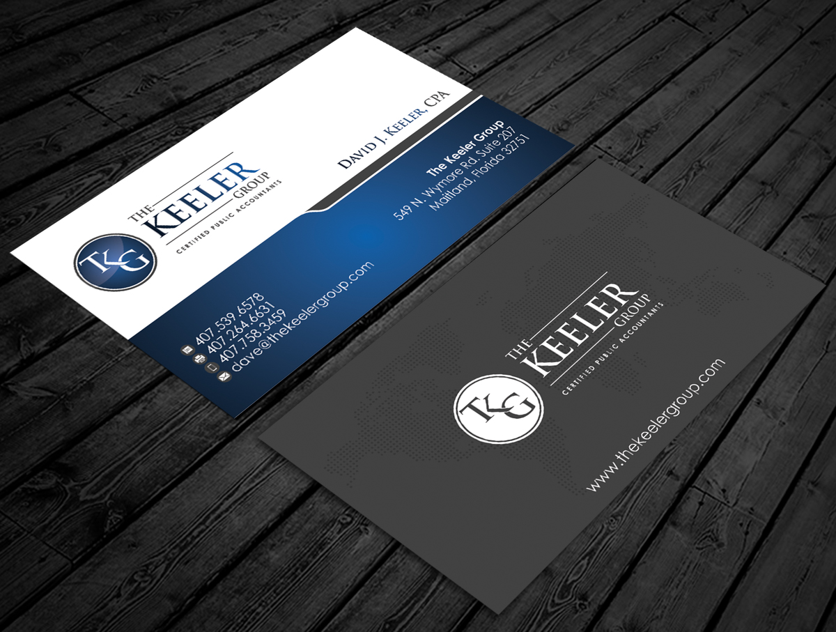 Business Card Design by alpesh9520 for The Keeler Group | Design #15441298
