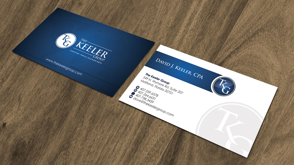 Business Card Design by alpesh9520 for The Keeler Group | Design #15471376