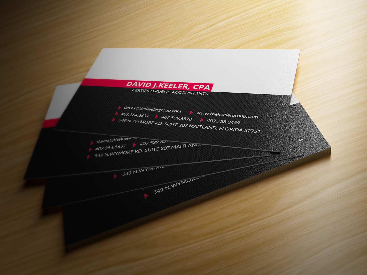 Diseño de Tarjeta de Presentación por shachibelani para The Keeler Group | Diseño #15415982