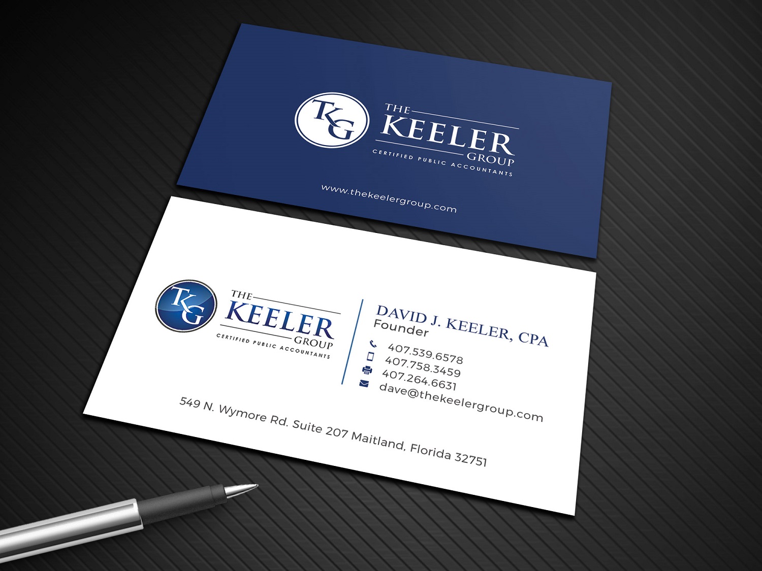 Diseño de Tarjeta de Presentación por Graphic Flame para The Keeler Group | Diseño #15414770