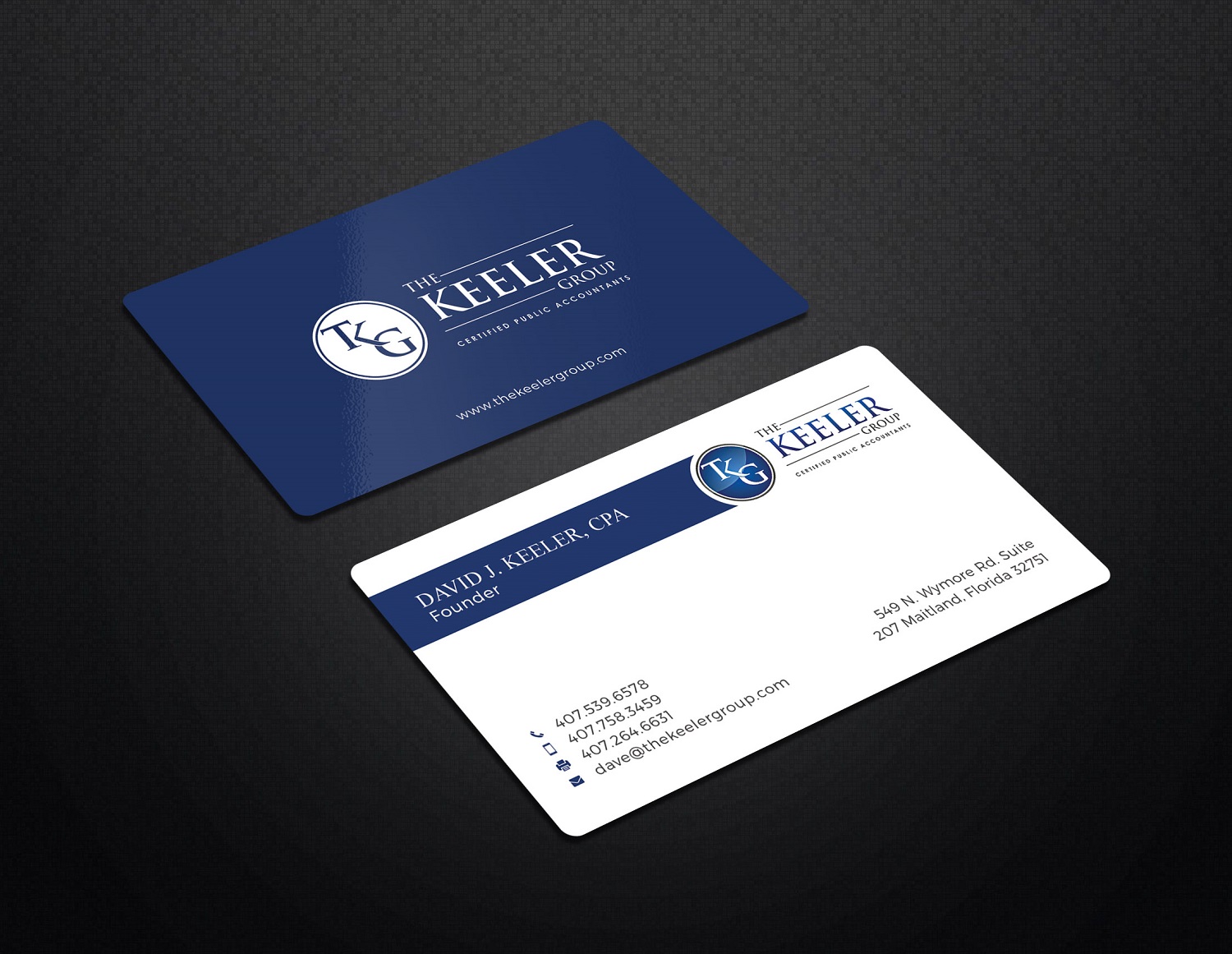 Diseño de Tarjeta de Presentación por Graphic Flame para The Keeler Group | Diseño #15414773