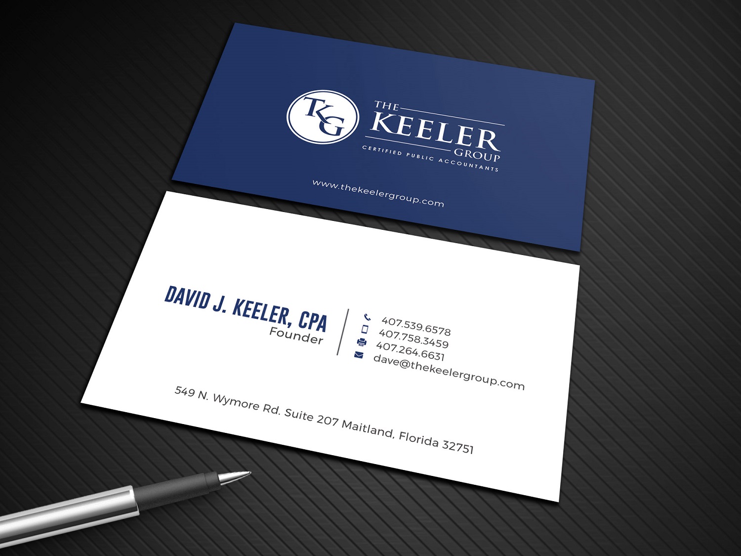 Diseño de Tarjeta de Presentación por Graphic Flame para The Keeler Group | Diseño #15414816