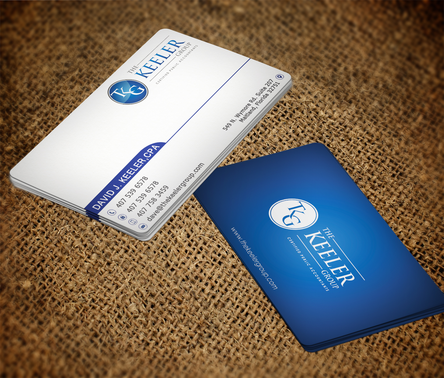 Business Card Design by Imagine Box for The Keeler Group | Design #15464292