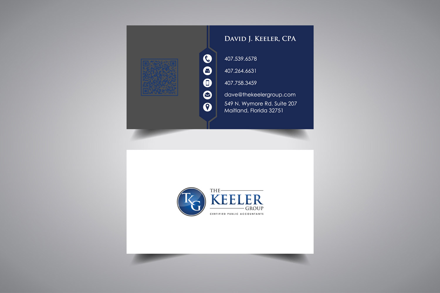 Business Card Design by promax58 for The Keeler Group | Design #15444661