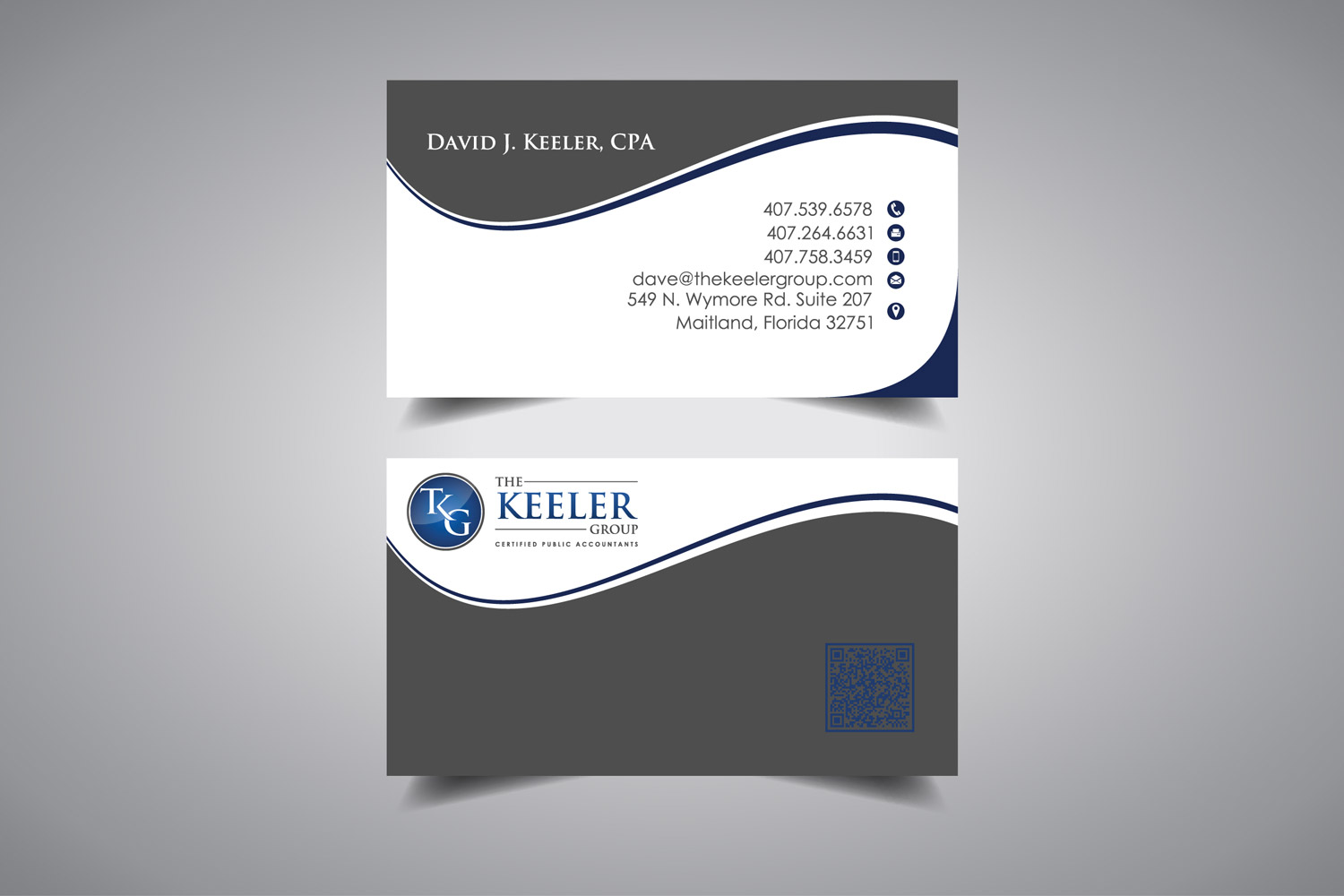 Business Card Design by promax58 for The Keeler Group | Design #15444663