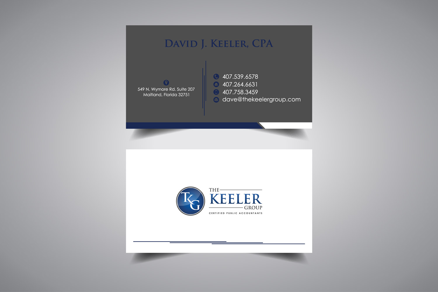 Business Card Design by promax58 for The Keeler Group | Design #15444673