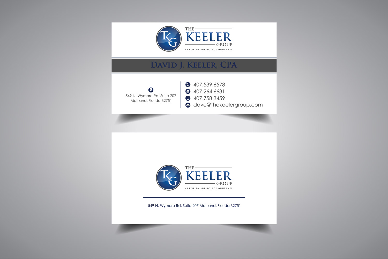 Business Card Design by promax58 for The Keeler Group | Design #15444681