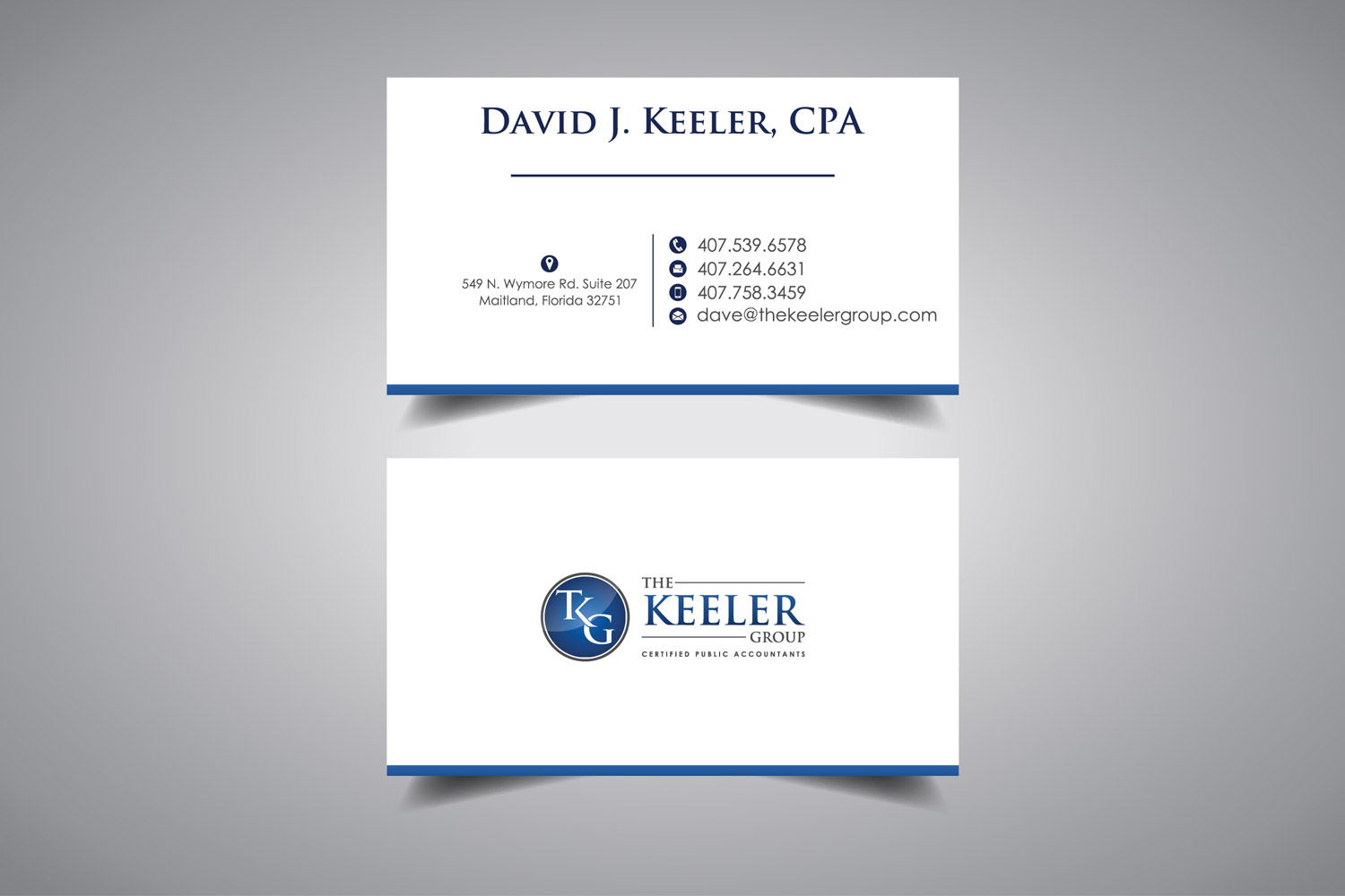 Business Card Design by promax58 for The Keeler Group | Design #15444685