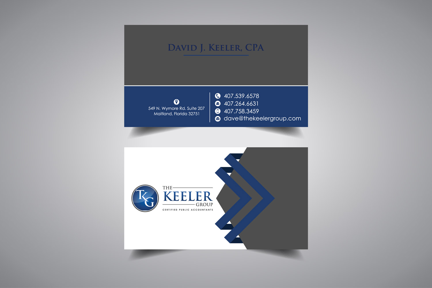 Business Card Design by promax58 for The Keeler Group | Design #15444692