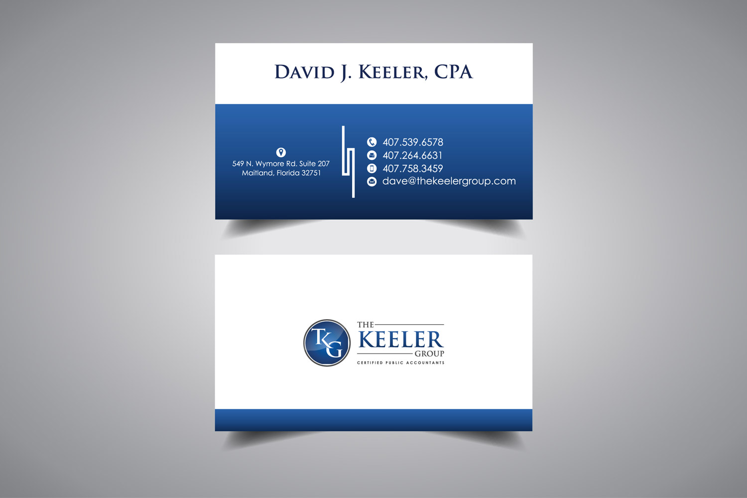 Business Card Design by promax58 for The Keeler Group | Design #15444705