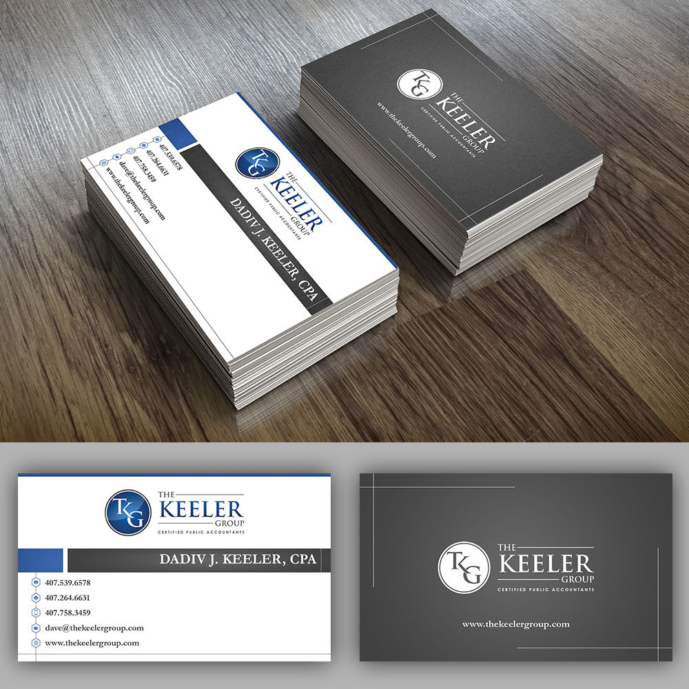 Business Card Design by codopoliz.solutions for The Keeler Group | Design #15483992