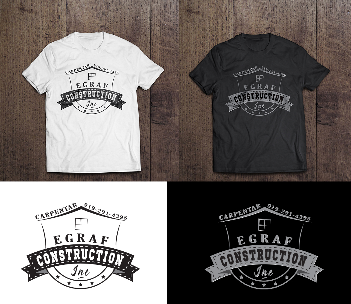 T-shirt Design by codopoliz.solutions for Egraf Construction Inc | Design #15448473