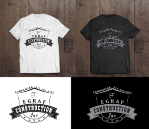 Design de T-shirt par codopoliz.solutions pour Egraf Construction Inc | Design #15448473