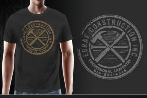T-shirt Design by gekgrfx for Egraf Construction Inc | Design: #15548295