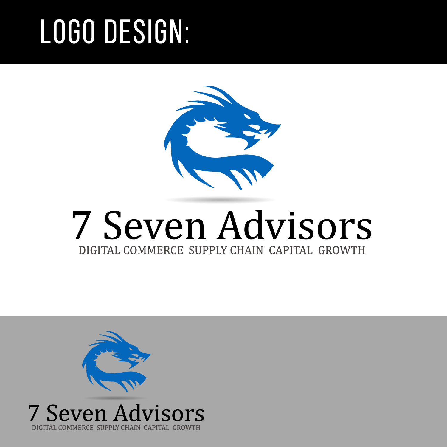 Logo Design by designzen3d Studio for 7 Seven Advisors | Design #15422861