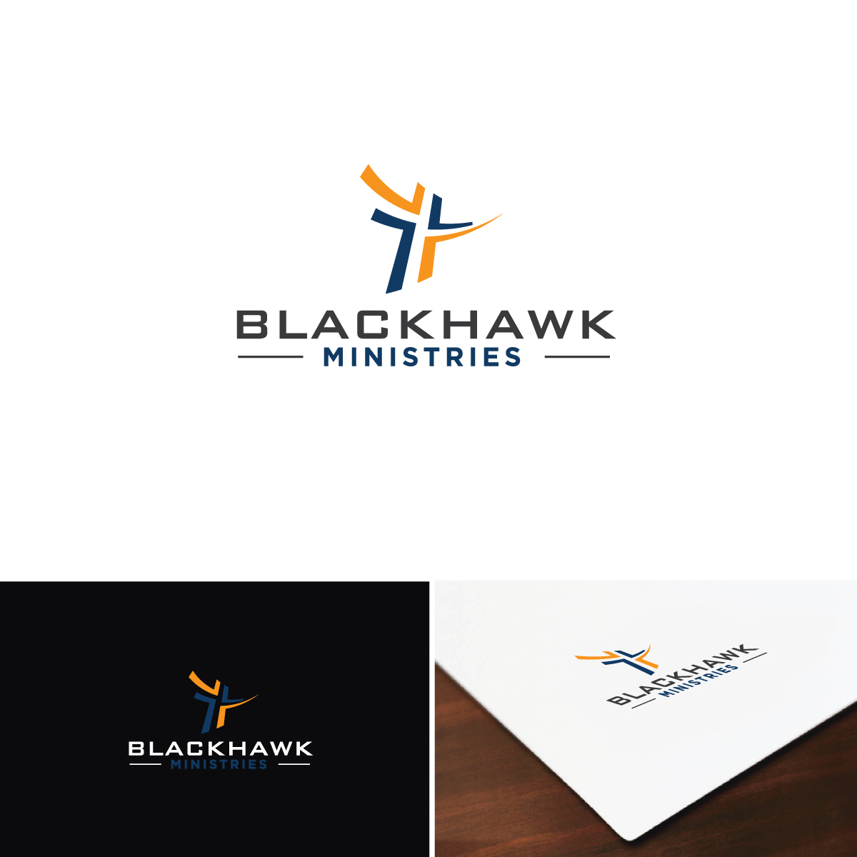 Logo Design by e-graphics for Blackhawk Ministries | Design #15453663