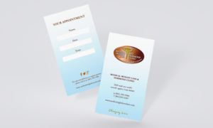 Business Card Design by Sarah Mathews for this project | Design: #15446524