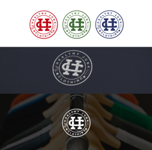 Healthy Junk Clothing or HJC  | Logo Design by pixelgrapix