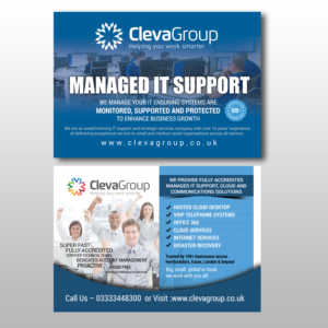 Flyer Design by uk for ClevaGroup Ltd | Design: #15423769