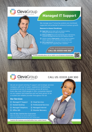 Flyer Design by Alexandar for ClevaGroup Ltd | Design: #15453416
