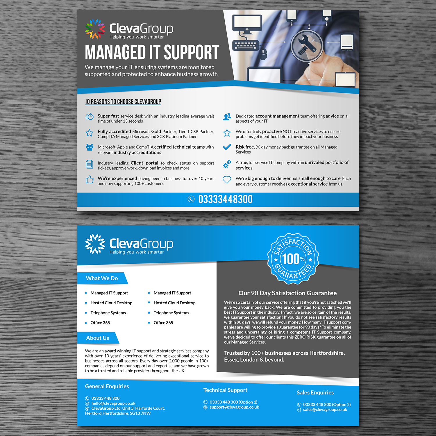 Flyer Design by debdesign for ClevaGroup Ltd | Design #15421525