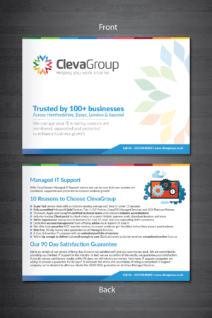 Flyer Design by Deziners Zone for ClevaGroup Ltd | Design: #15424612