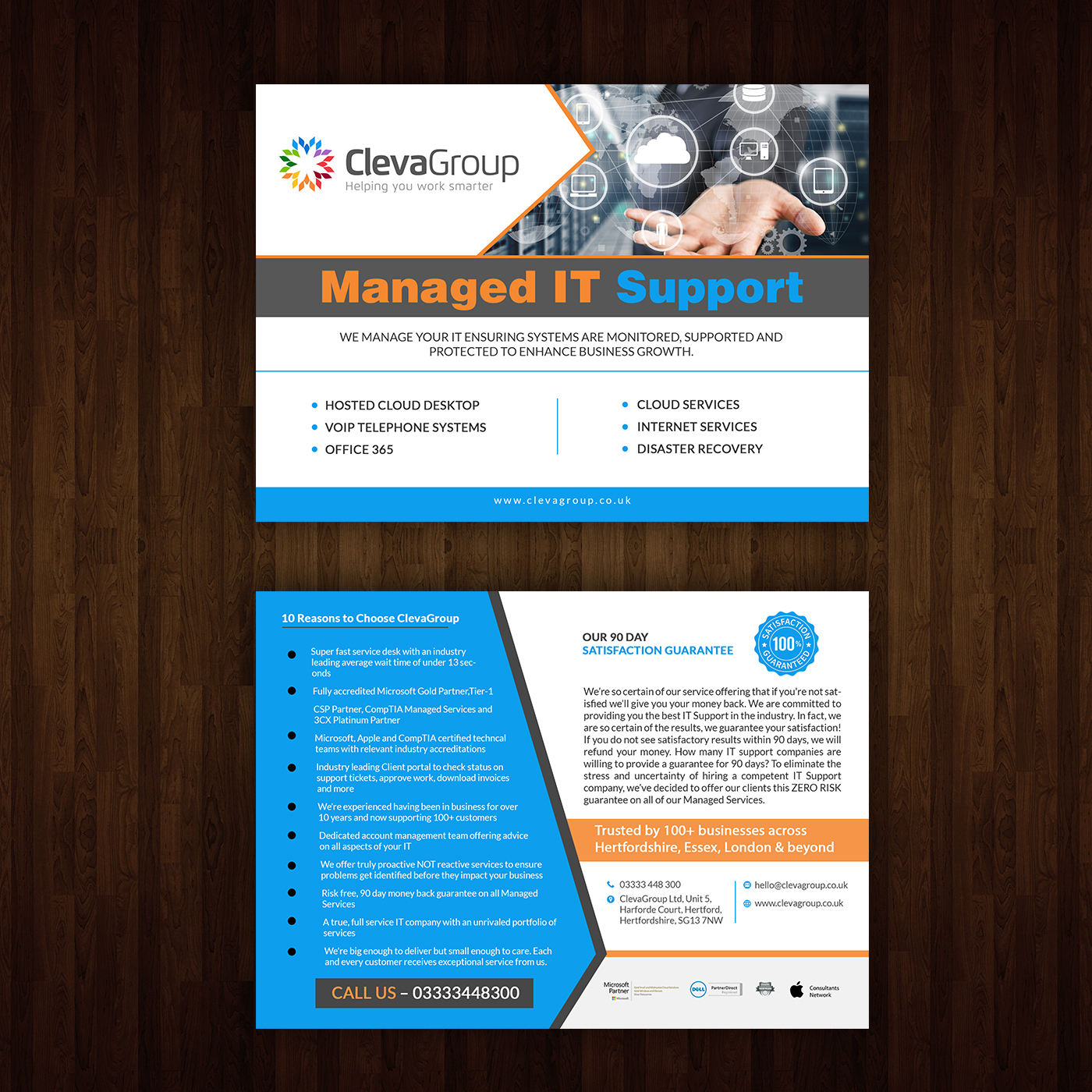 Flyer Design by creative.bugs for ClevaGroup Ltd | Design #15417326