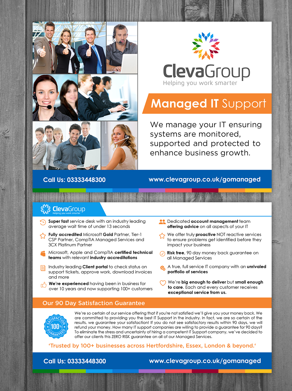 Flyer-Design von aspiremedia für ClevaGroup Ltd | Design #15444629