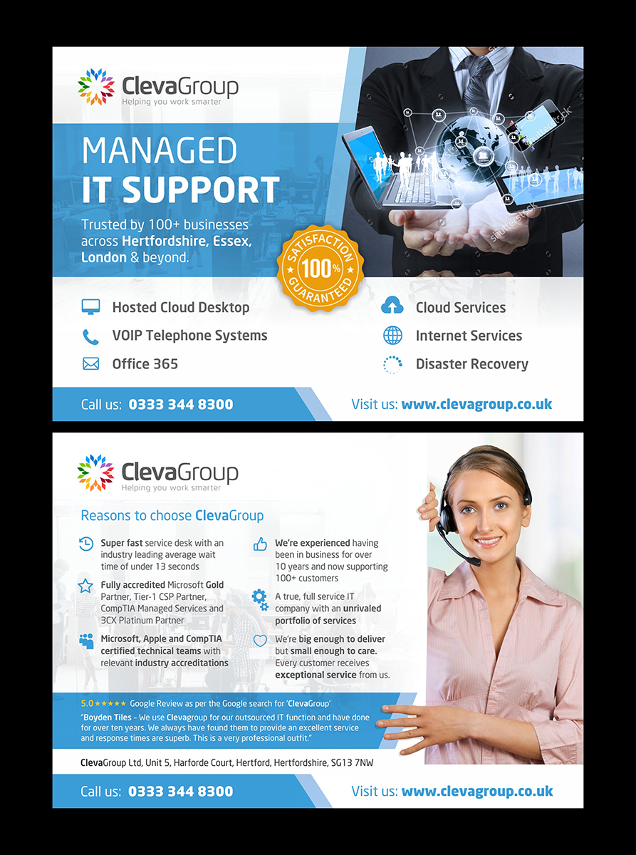 Flyer Design by D Creative for ClevaGroup Ltd | Design #15555485